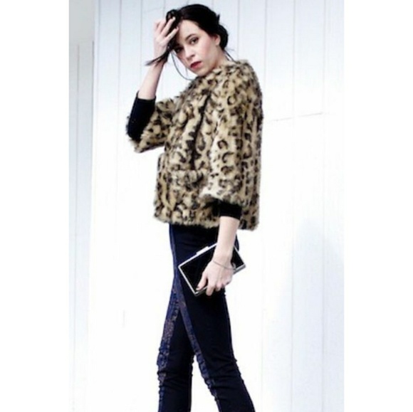 Anthropologie Jackets & Blazers - 🚫Elevenses Out of the Wild Faux Fur Coat Jacket 6